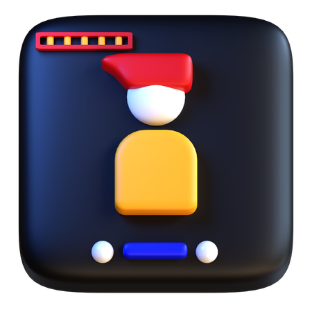 Profile  3D Icon