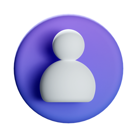 Profile  3D Icon