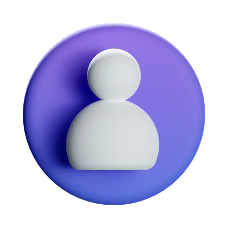 Profile  3D Icon