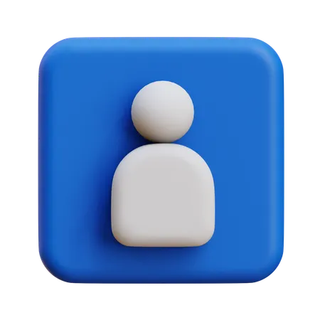 Profile  3D Icon