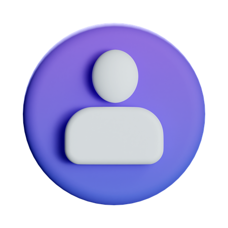Profile  3D Icon