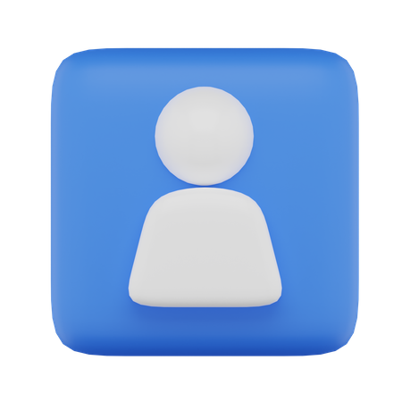 Profile  3D Icon