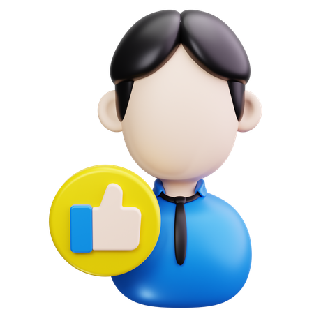 Profile  3D Icon