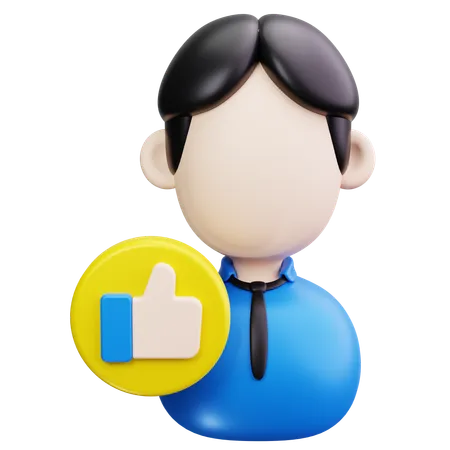 Profile  3D Icon