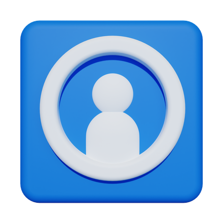 Profile  3D Icon