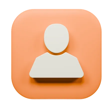 Profile  3D Icon