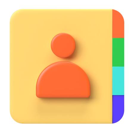 Profile  3D Icon
