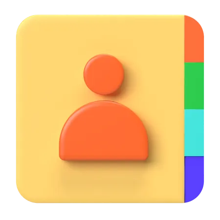 Profile  3D Icon