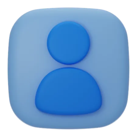 Profile  3D Icon