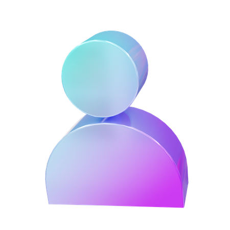 Profile  3D Icon