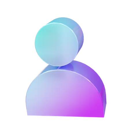 Profile  3D Icon