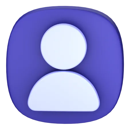 Profile  3D Icon