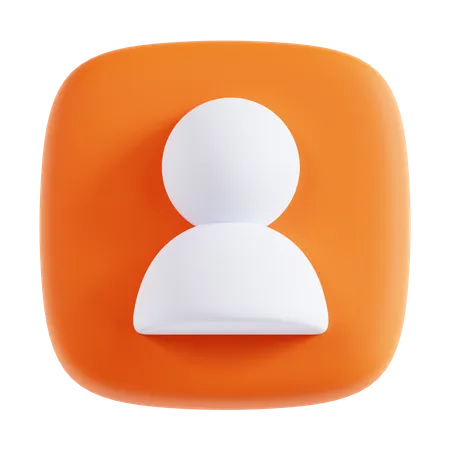 Profile  3D Icon