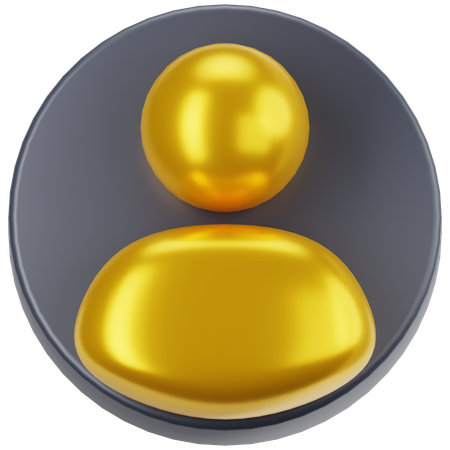 Profile  3D Icon