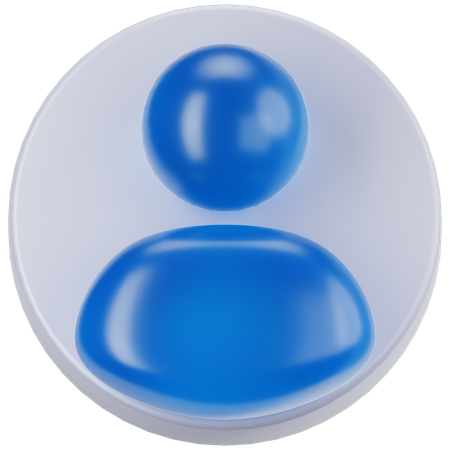 Profile  3D Icon