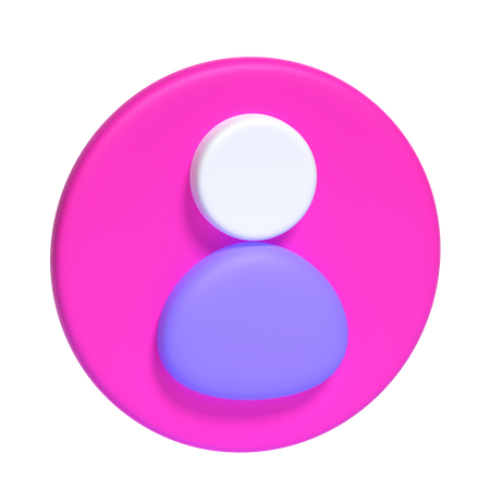 Profile  3D Icon