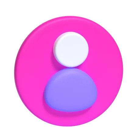 Profile  3D Icon