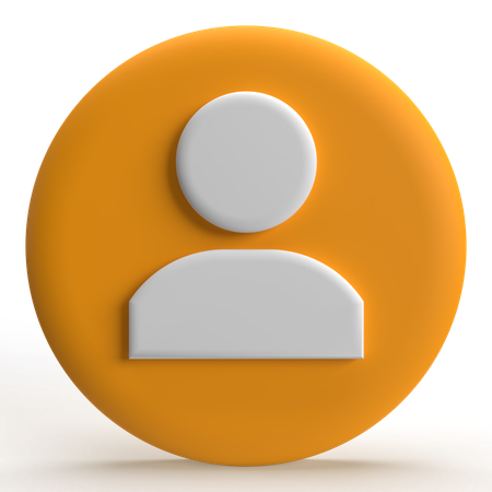 Profile  3D Icon