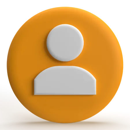 Profile  3D Icon