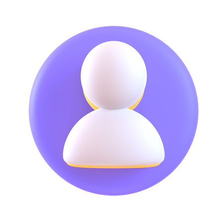 Profile  3D Icon