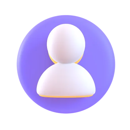 Profile  3D Icon