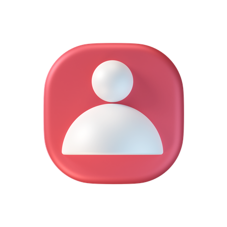 Profile  3D Icon