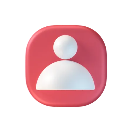 Profile  3D Icon