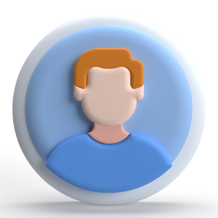 Profile  3D Icon