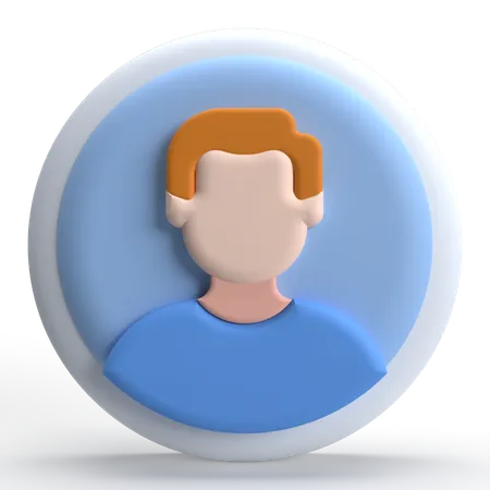 Profile  3D Icon