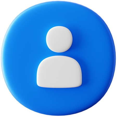 Profile  3D Icon