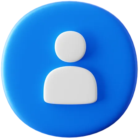 Profile  3D Icon