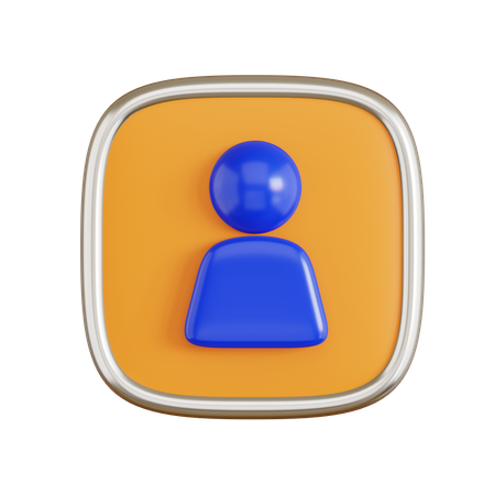 Profile  3D Icon