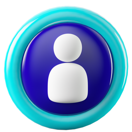 Profile  3D Icon