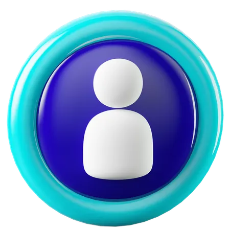 Profile  3D Icon