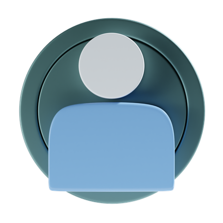 Profile  3D Icon