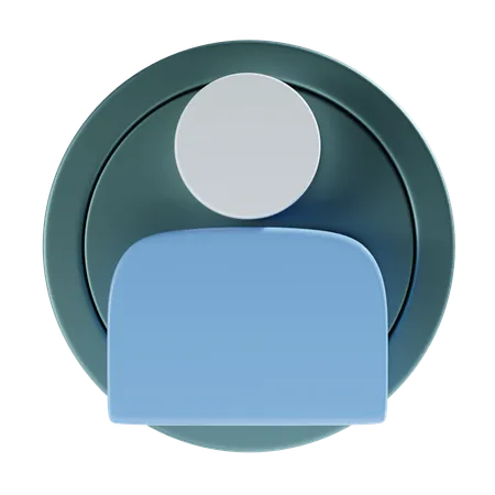 Profile  3D Icon