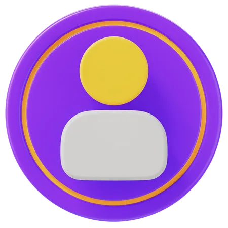 Profile  3D Icon