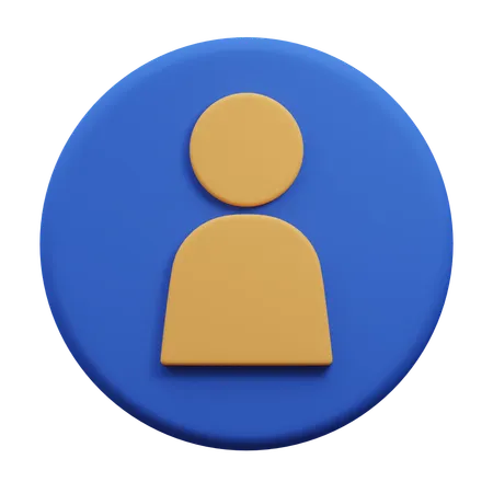 Profile  3D Icon