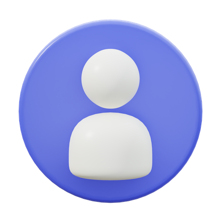 Profile  3D Icon