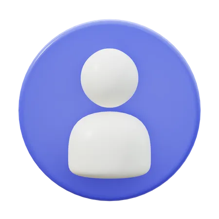 Profile  3D Icon