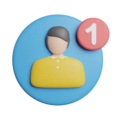 Profile  3D Icon