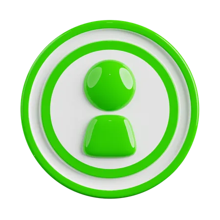 Profile  3D Icon