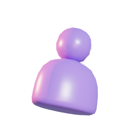 Profile  3D Icon