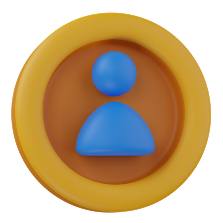 Profile  3D Icon