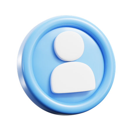 Profile  3D Icon