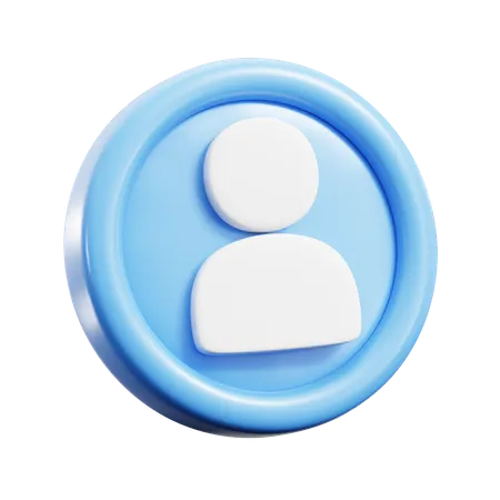 Profile  3D Icon