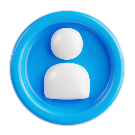 Profile  3D Icon
