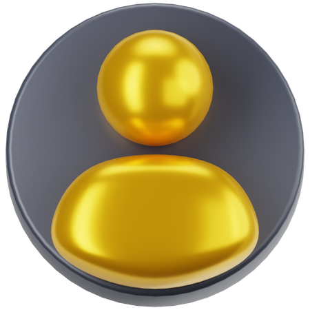 Profile  3D Icon