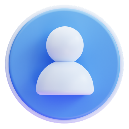 Profile  3D Icon