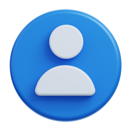 Profile  3D Icon